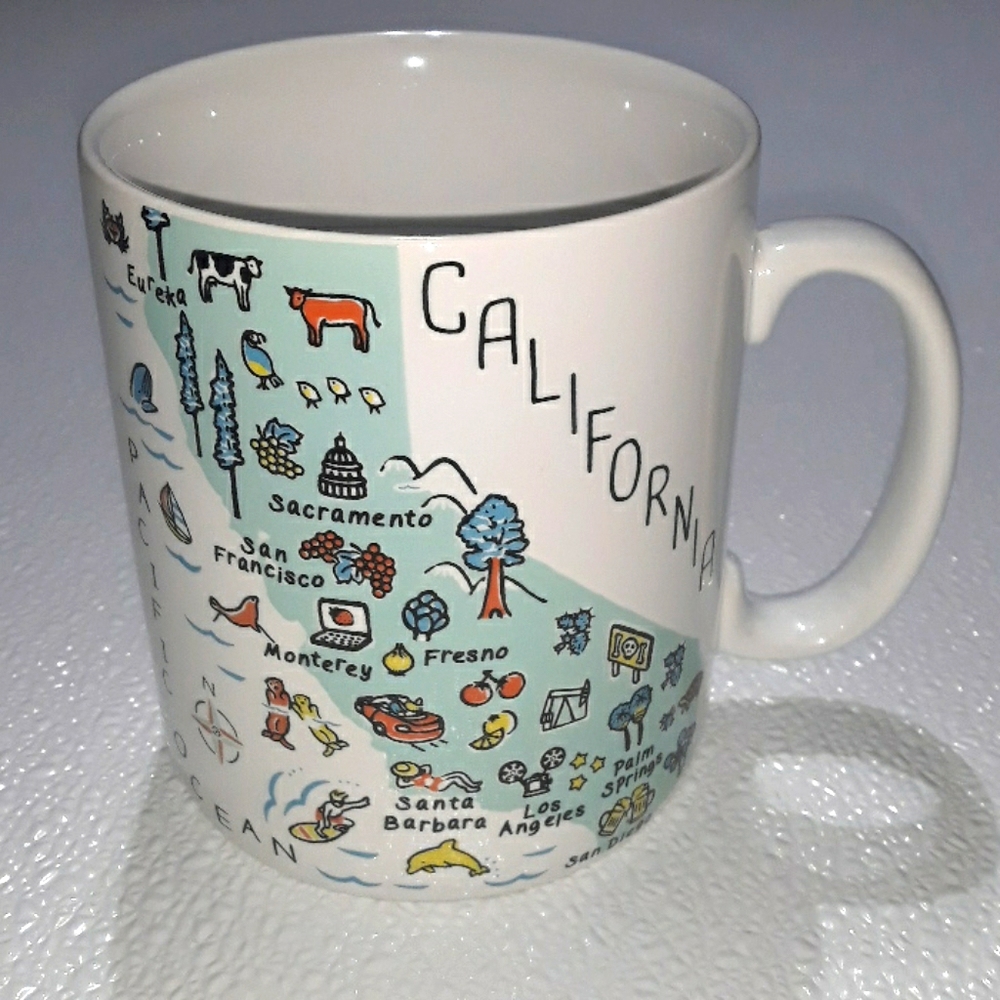 ❤ ❤️❤️ 4 for $20 XL California Coffee or Tea mug